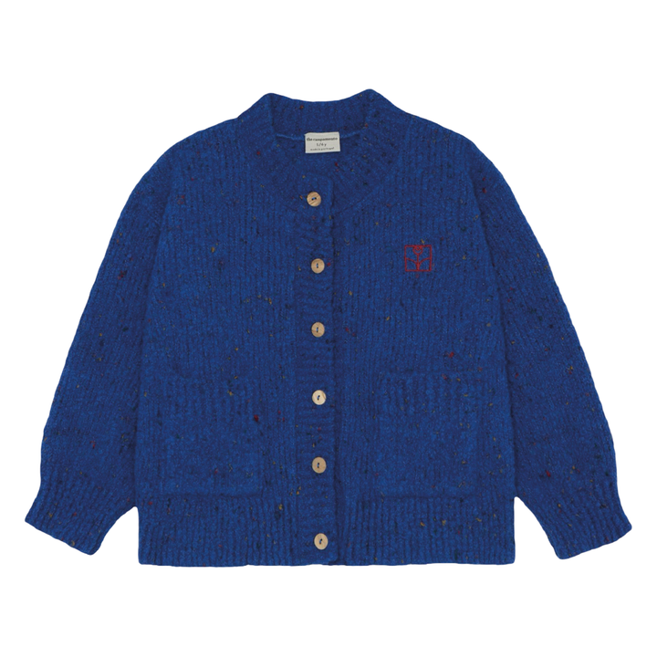 The Campamento Wool Cardigan Blue