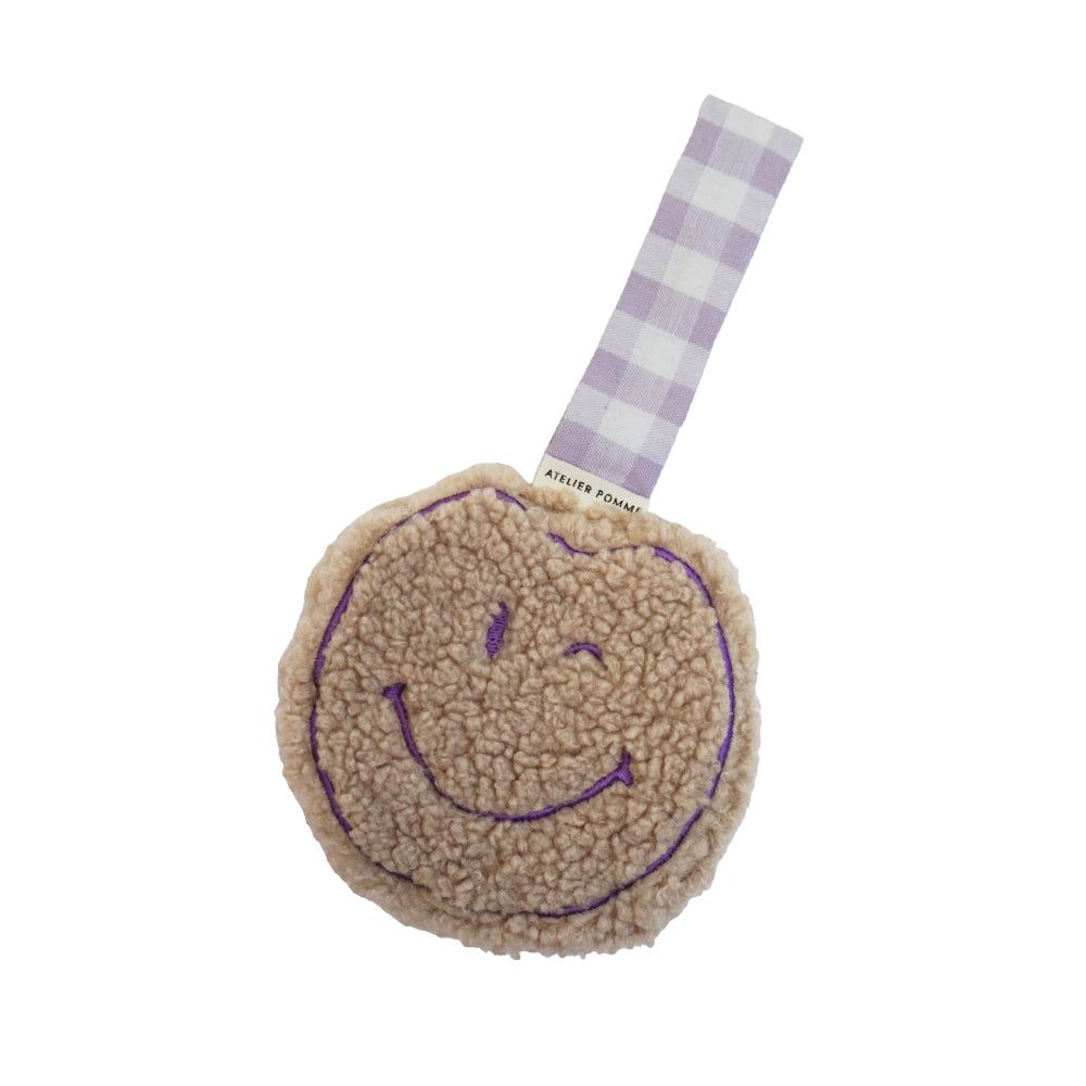 Atelier Pomme Apple Of My Eye Pacifier Cuddle Teddy Lilac - La Gentile Store