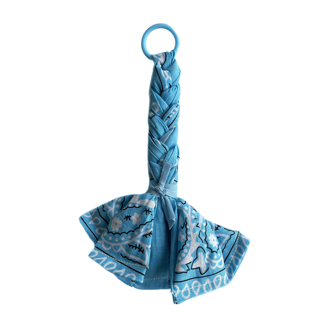 Bandana Pacifier Cord Light Blue - La Gentile Store
