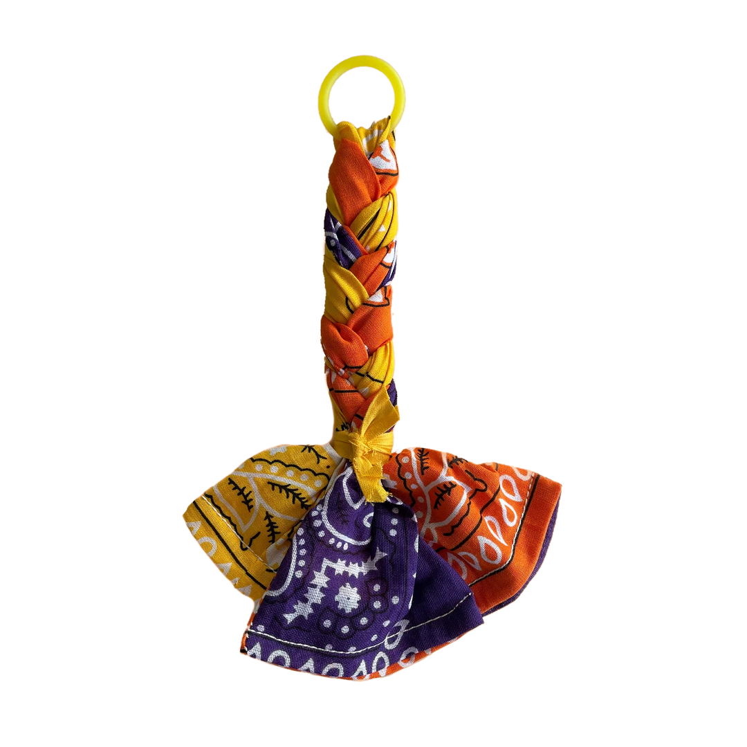 Bandana Pacifier Cord Multi Purple - La Gentile Store