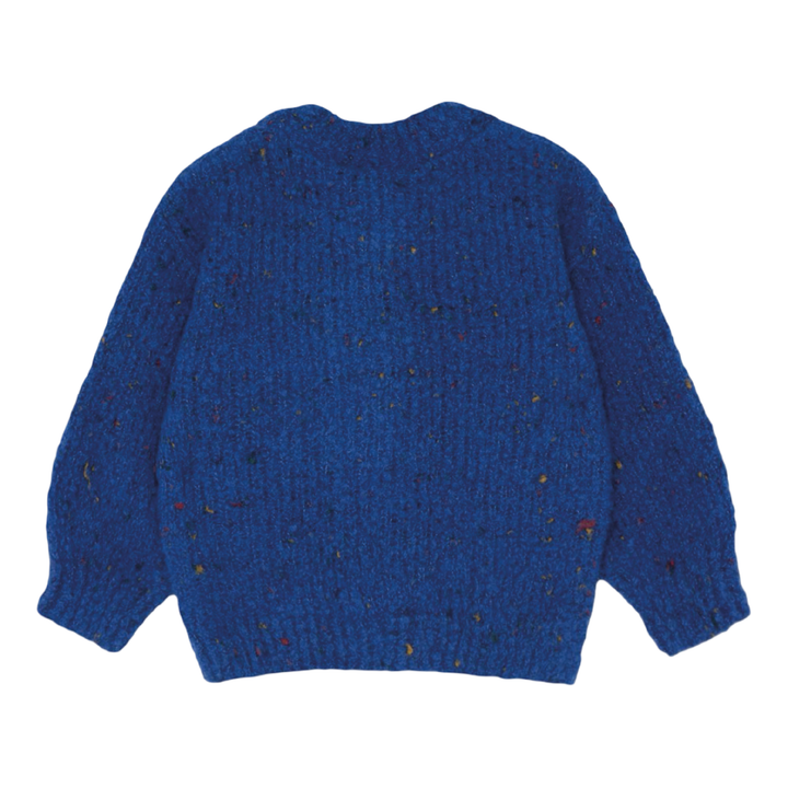 The Campamento Wool Cardigan Blue