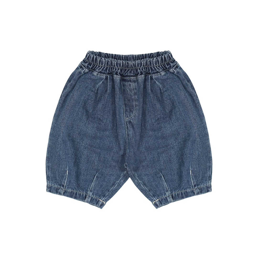 Dart Seam Denim Baby Pants Blue