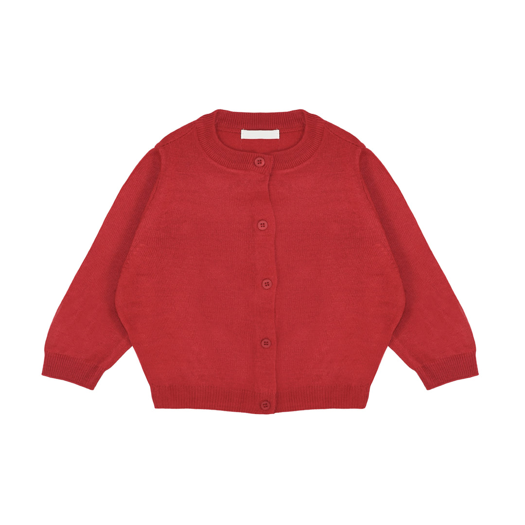 Base Cardigan Red