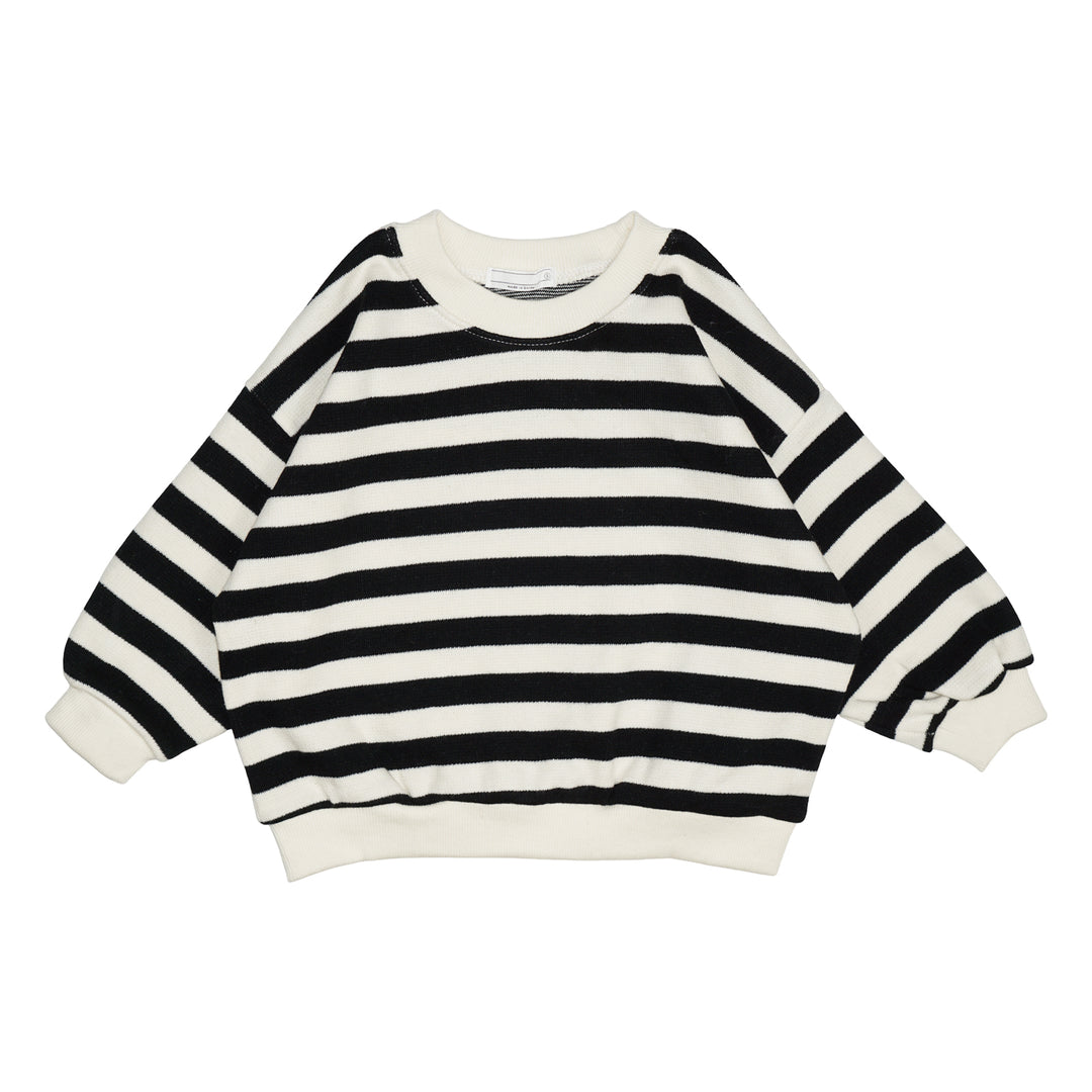 Baby Sweatshirt Black Stripe