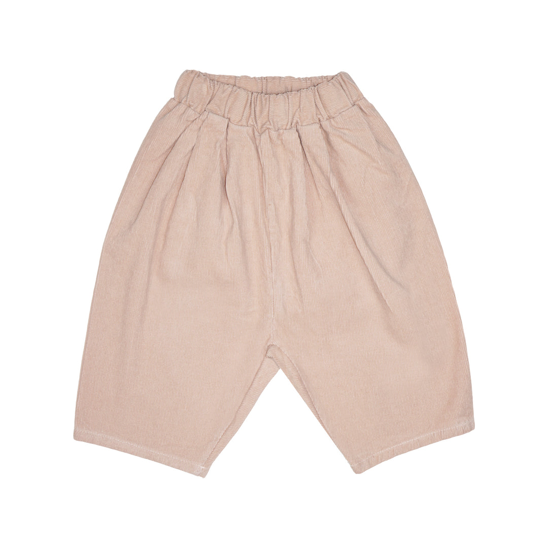 Baggy Rib Baby Pants Powder