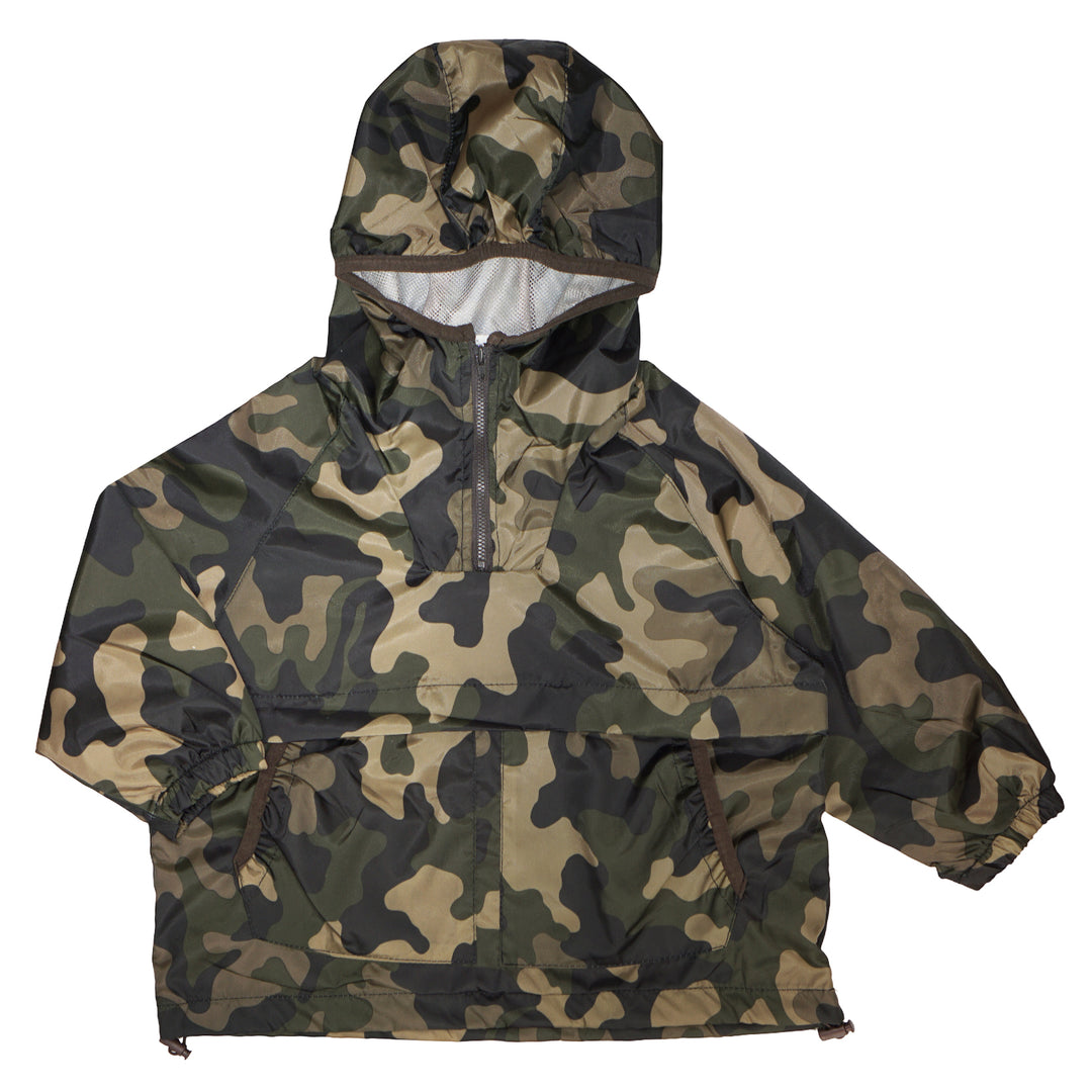 Camo Anorak Windbreaker