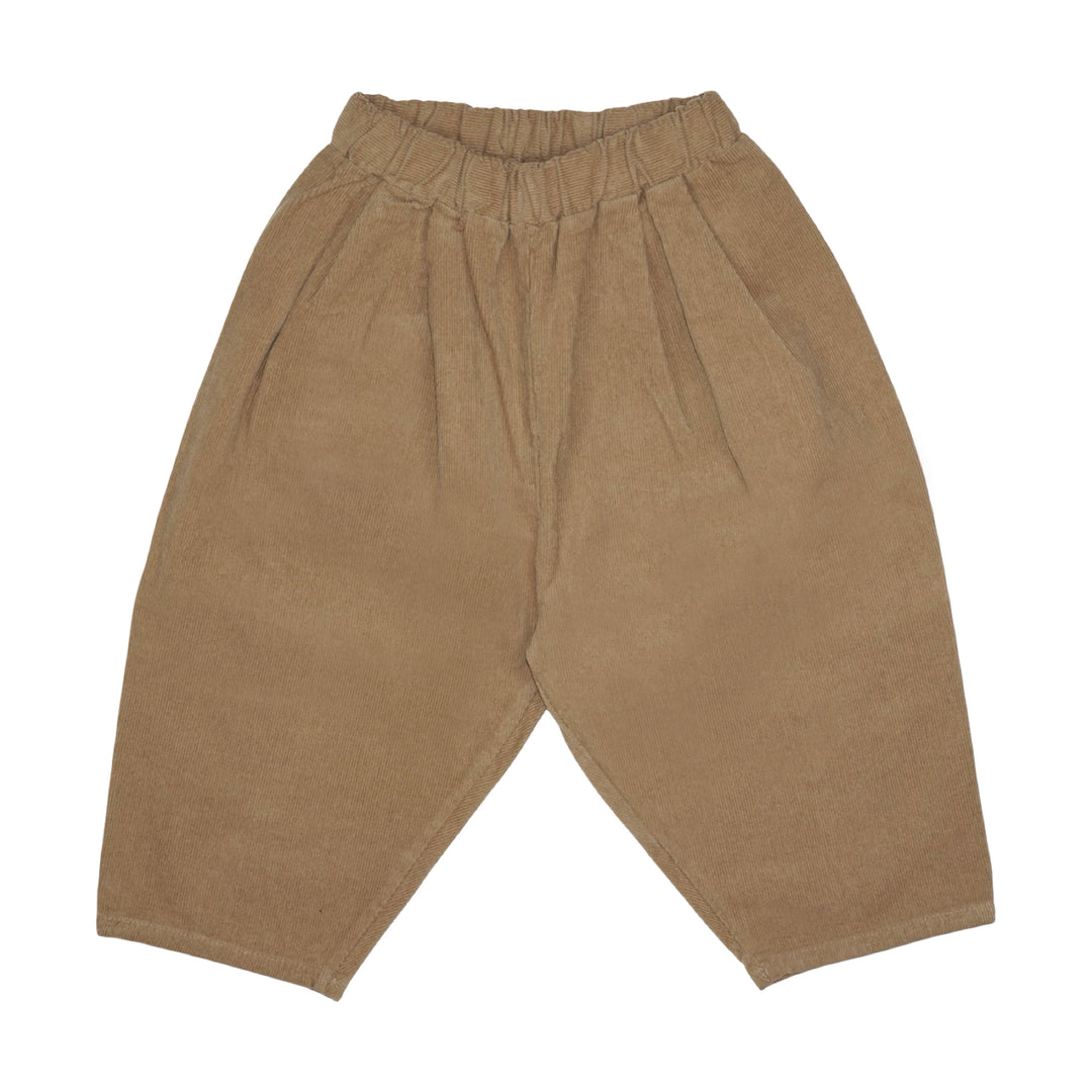 Oversized Rib Pants Camel