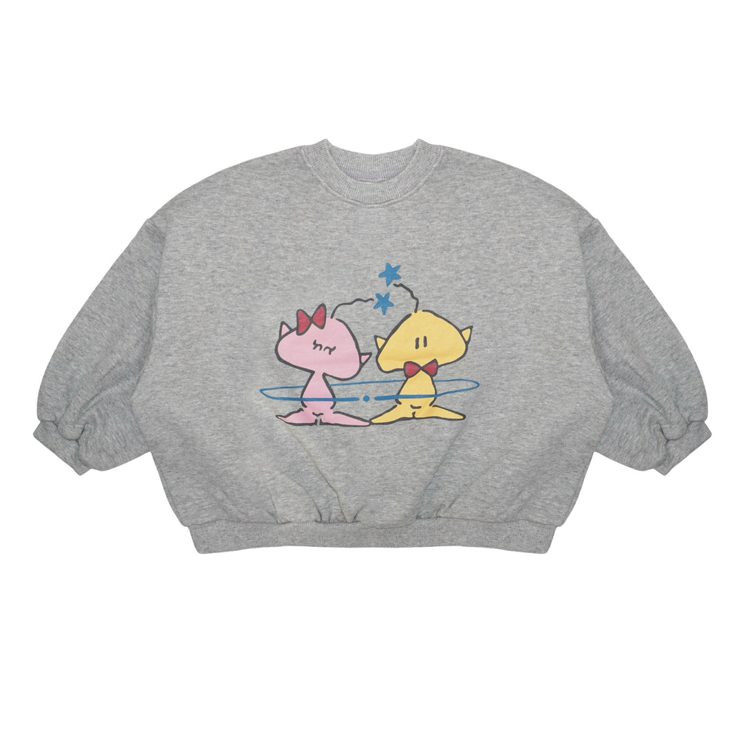 Oversized Sweatshirt Grey Marle