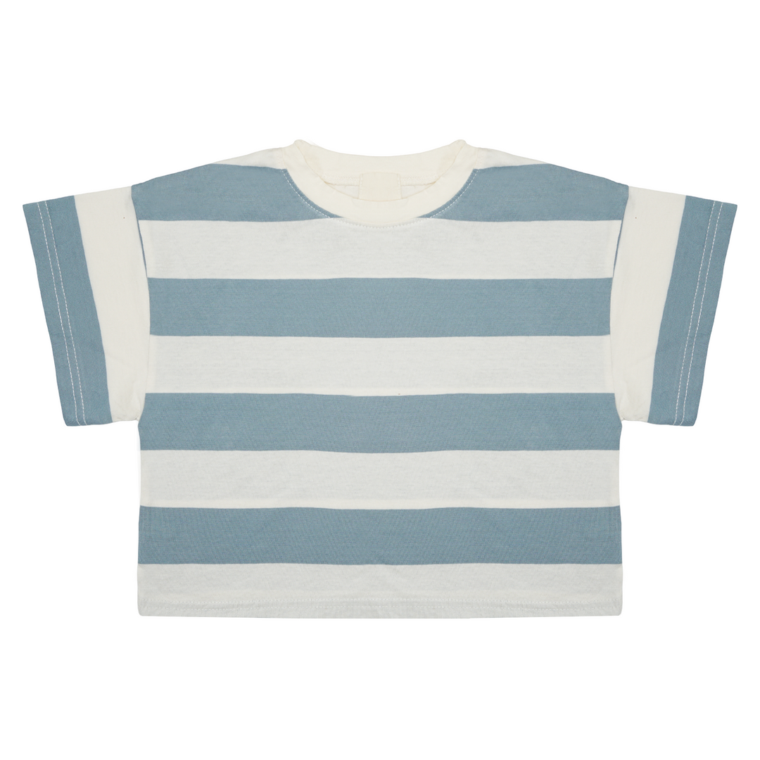 Big Stripe Tee Sky