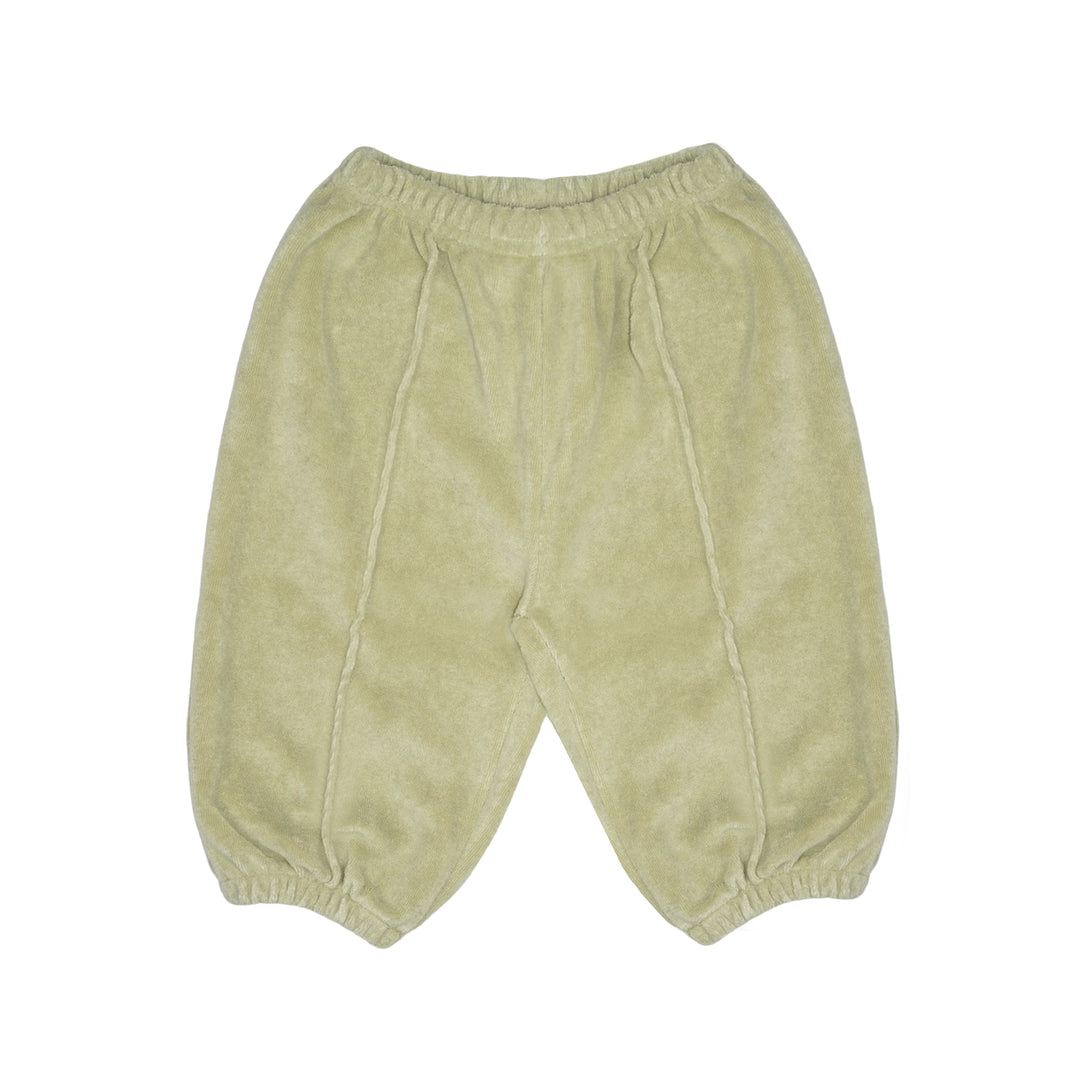 Terry Baby Pants Lime