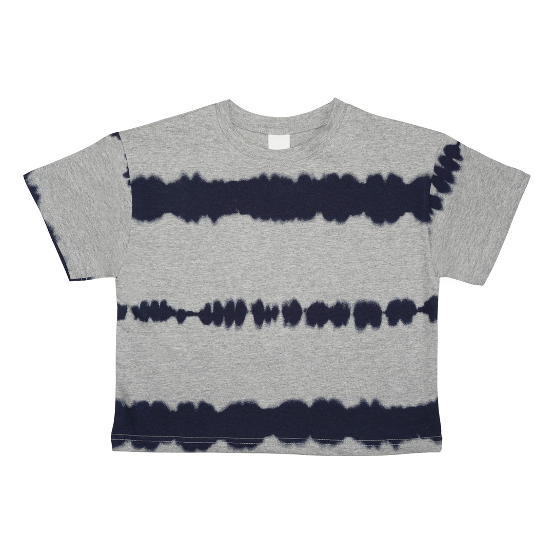 Tie Dye Tee Grey Melange