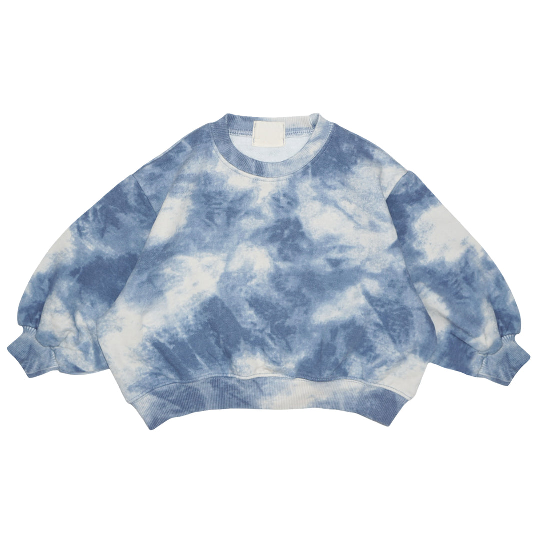 Watercolor Sweatshirt Blue