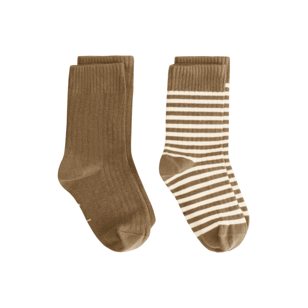 Gray Label Ribbed Socks 2 Pack Woody - Cream