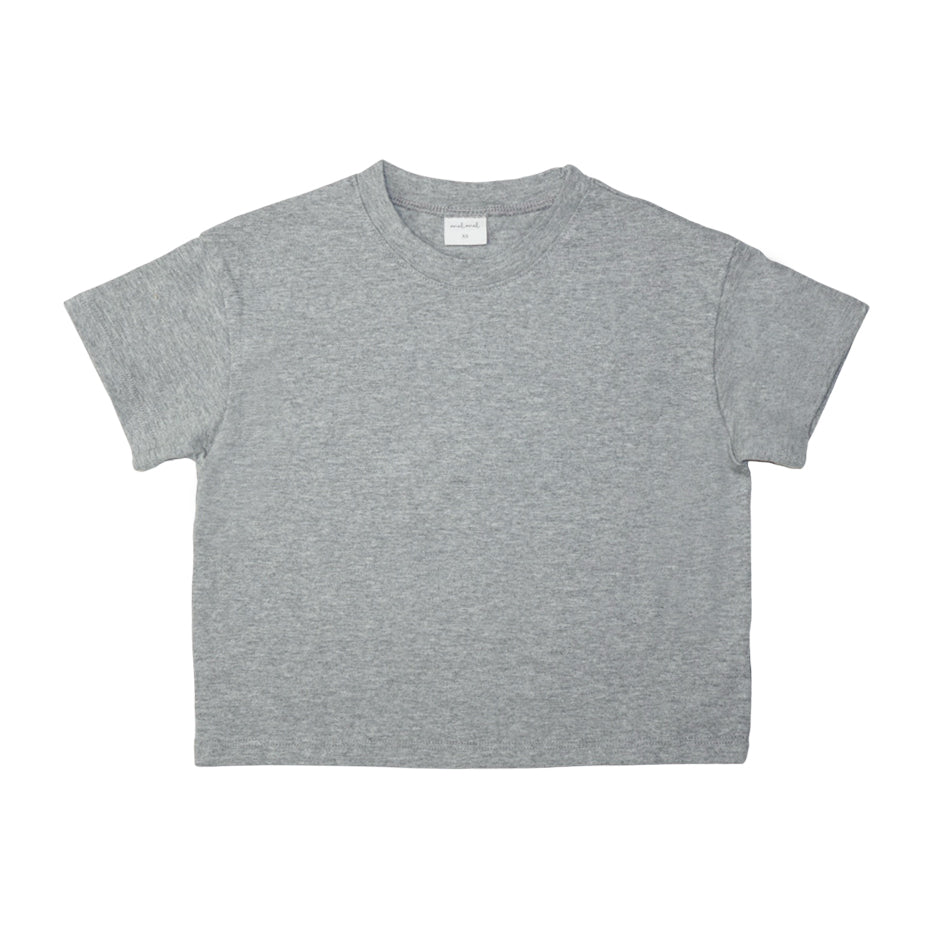 Loose Fit Kids Tee Grey Melange