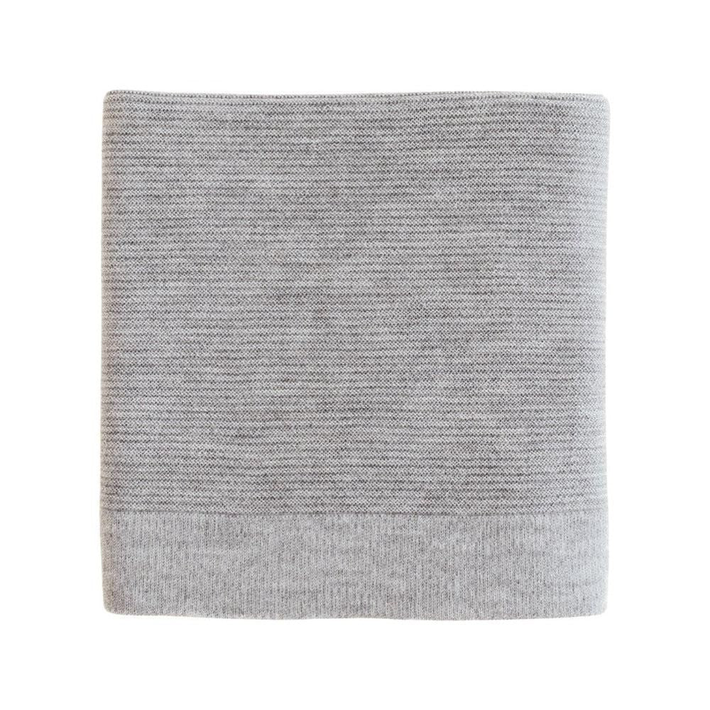 Hvid Blanket Gust Grey Melange1