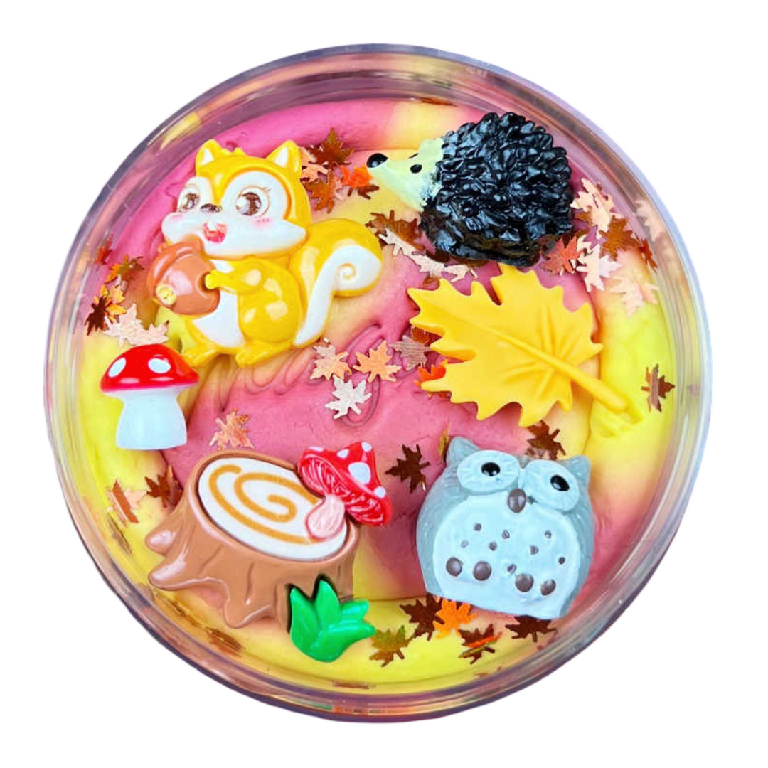 Natural Play Dough Autumn Friends