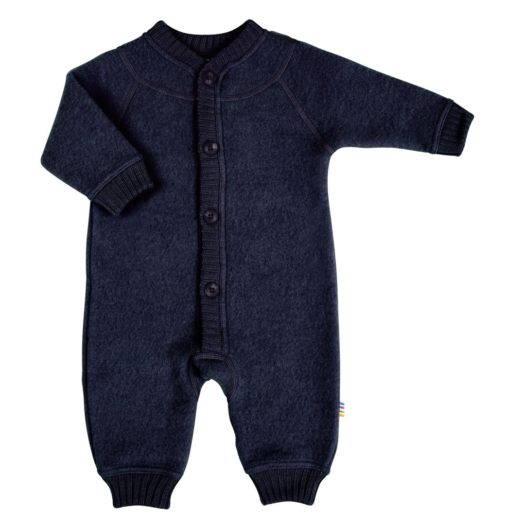 Joha Jumpsuit Wool Fleece Dark Blue