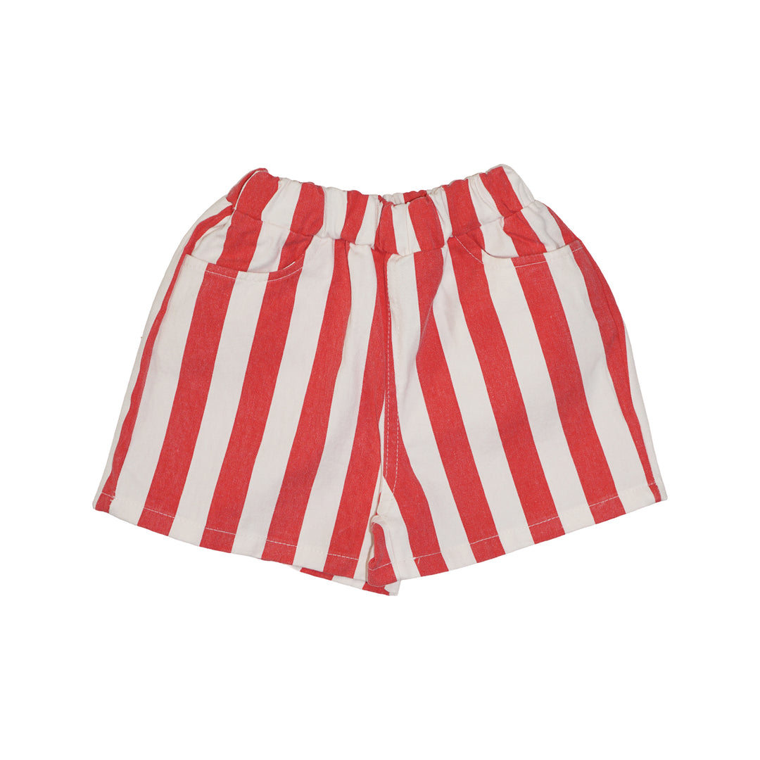 Red Striped Shorts