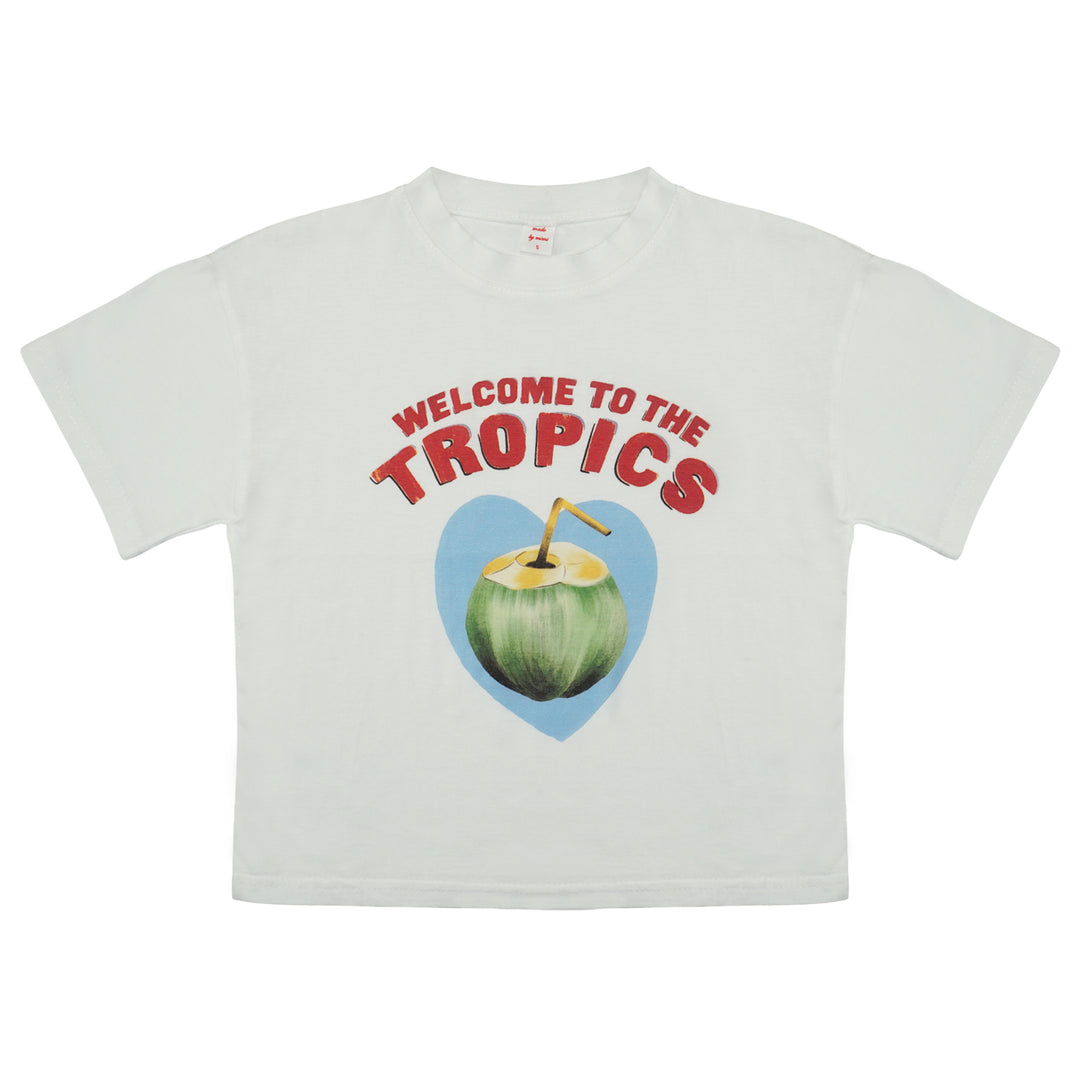 Tropical Tee White
