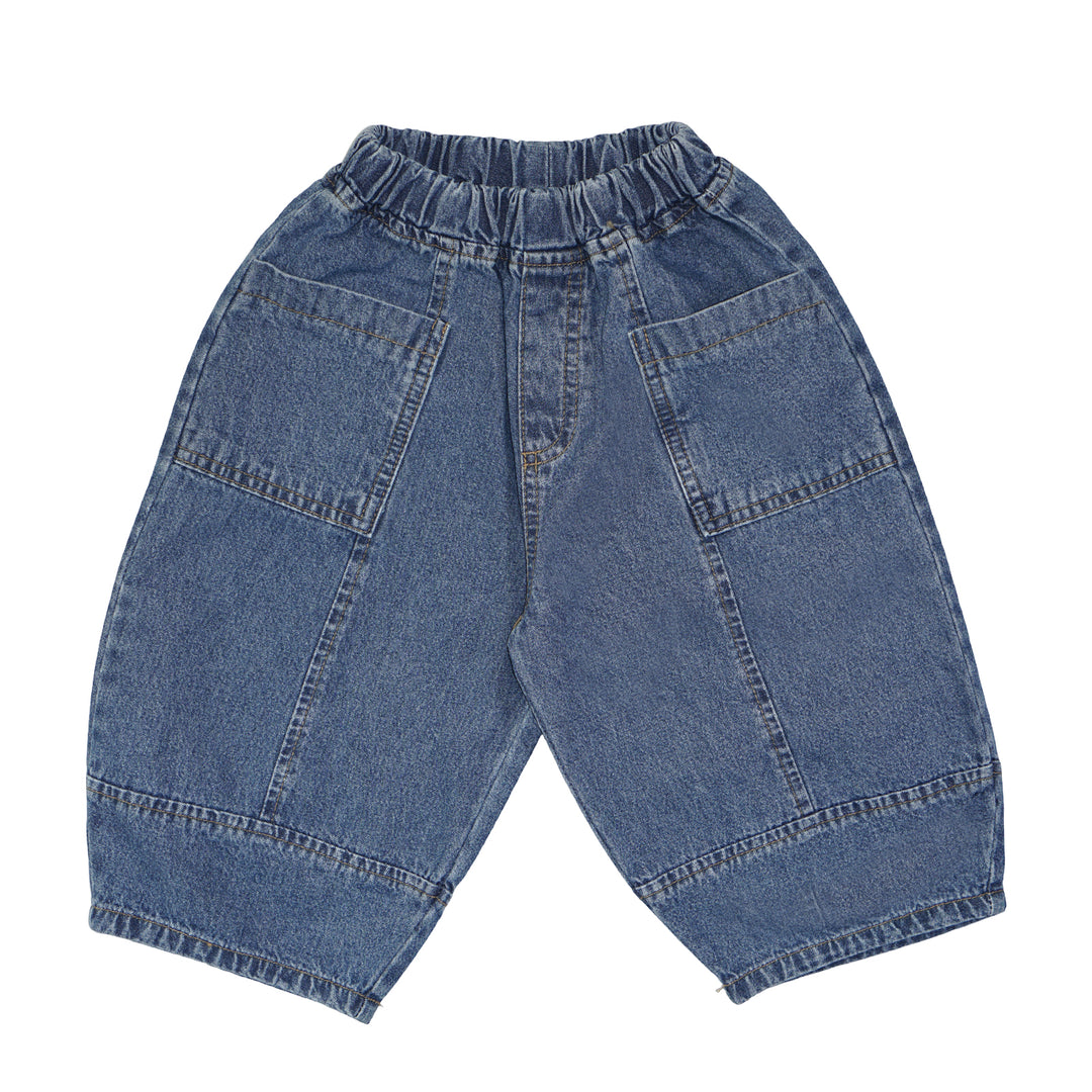 Pocket Denim Jeans Blue