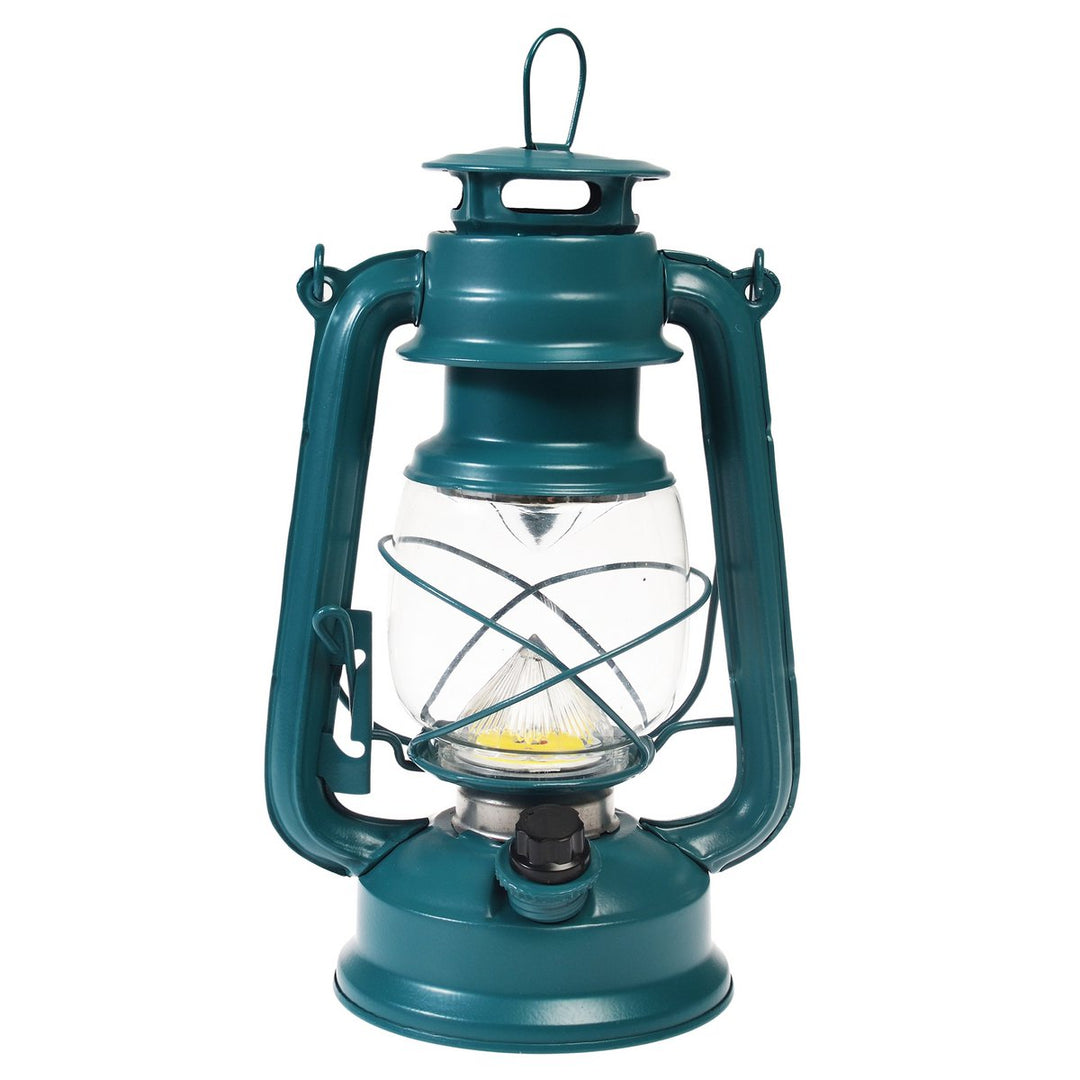 Led Hurricane Lantern Blue