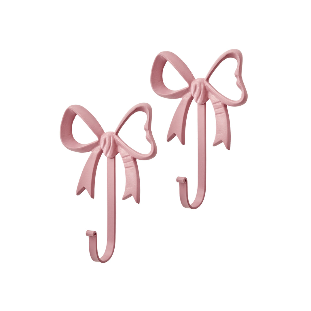 Rice Bow Metal Wall Hook Pink - Set of 2