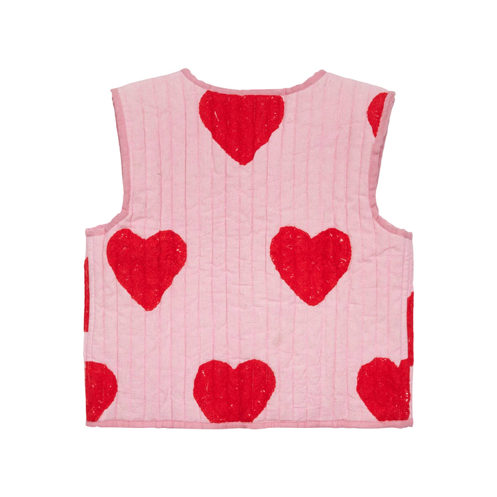 Sissel Edelbo Honey Mini Vest Red Heart