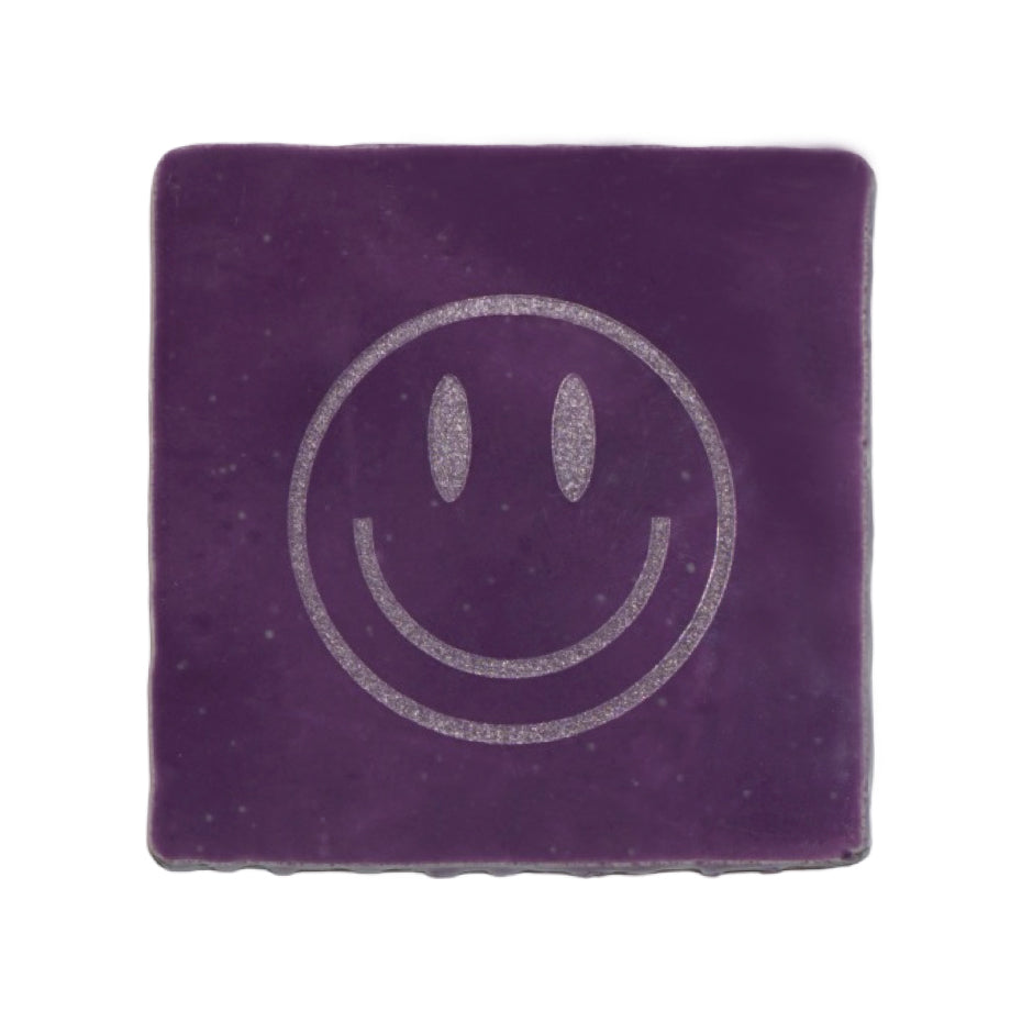 Smiley Wall Tile Purple