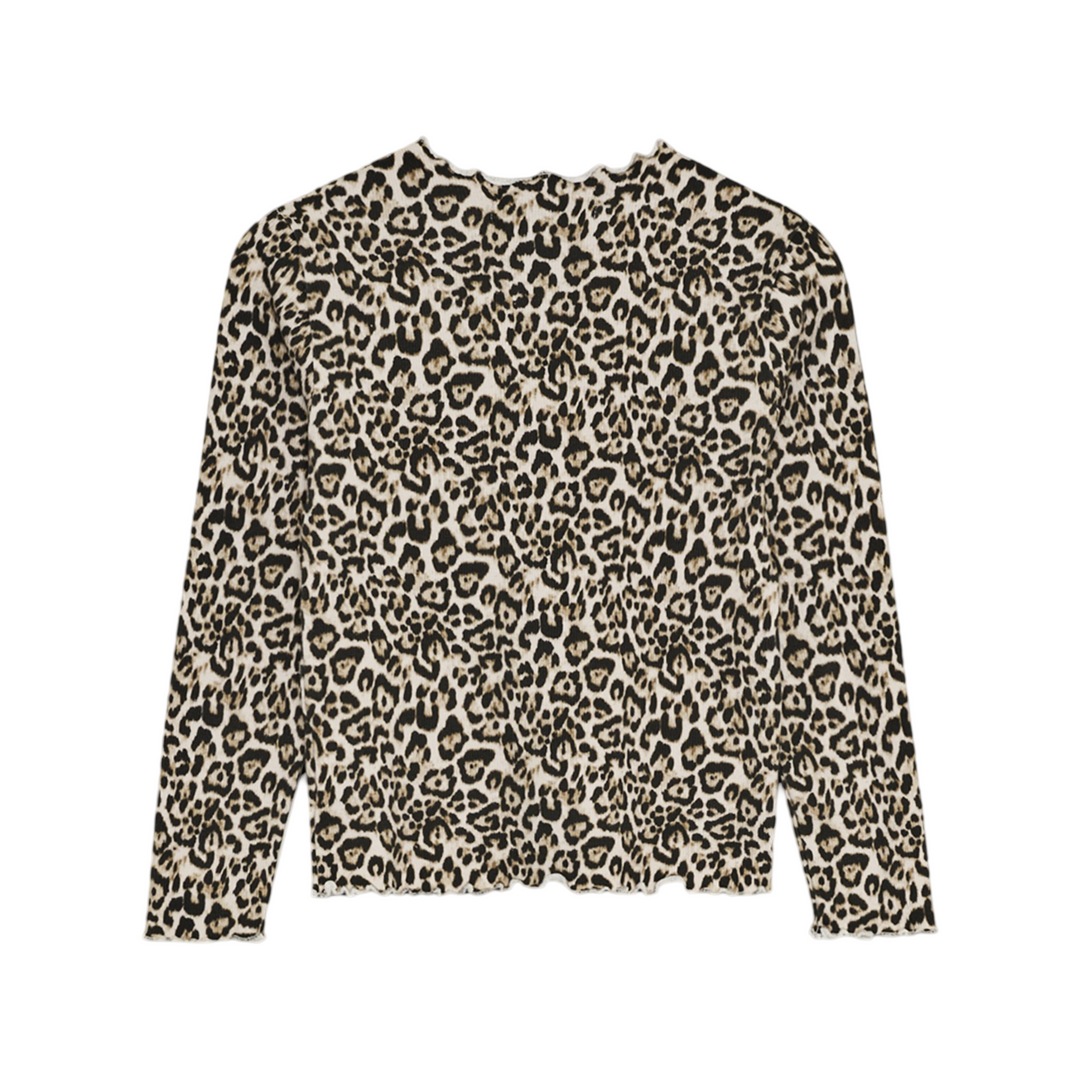 The New Society Leopard Print Long Sleeve Shirt