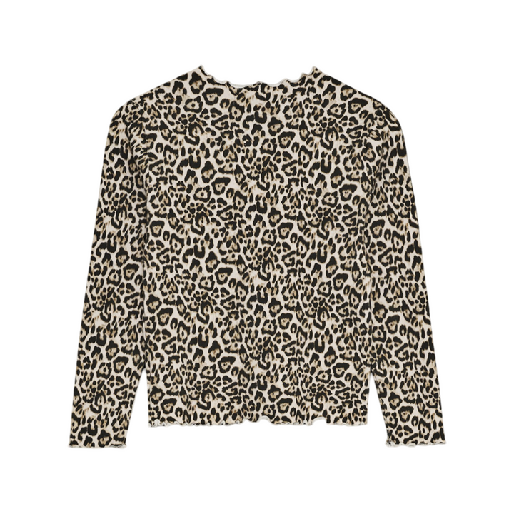 The New Society Leopard Print Long Sleeve Shirt