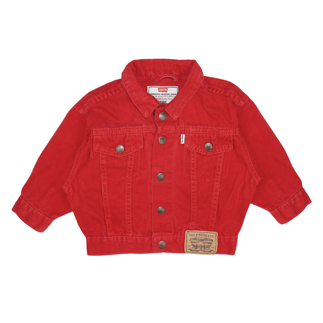 Vintage Levi's Jean Jacket Red 18M