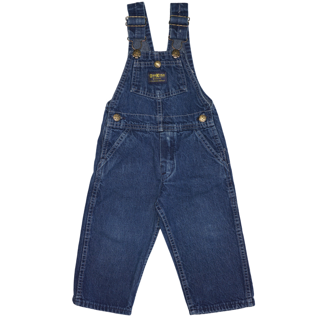 Vintage Oshkosh Denim Overalls 2T
