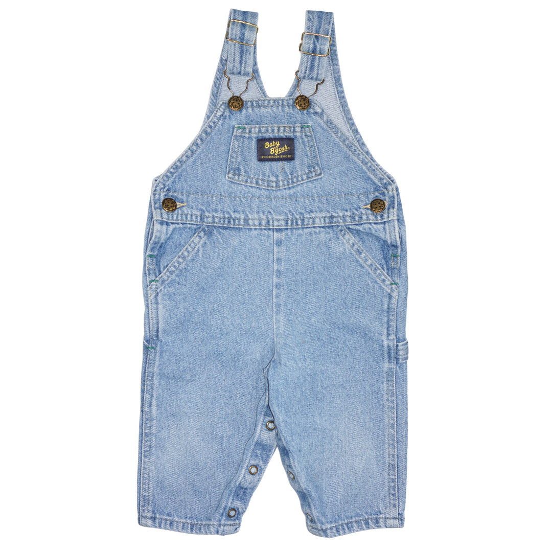 Vintage Oshkosh Denim Overalls 12M