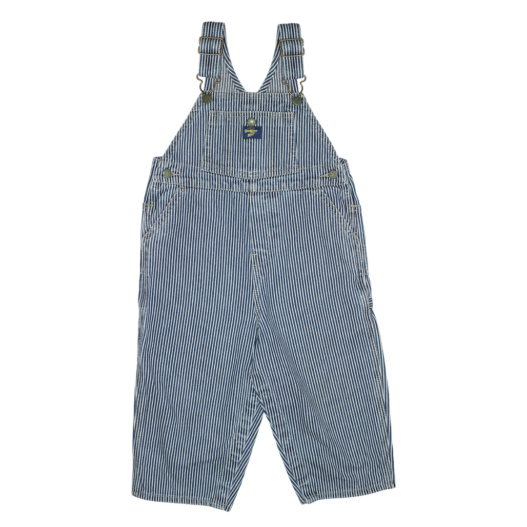 Preloved Oshkosh Striped Carpenter Overalls 24M