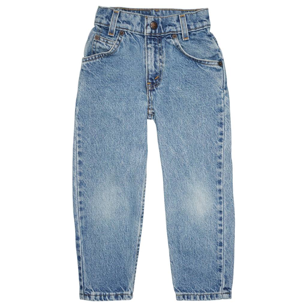 Vintage Levi's 550 Relaxed Fit Jeans 5T - Vintage Kids Levi's – La