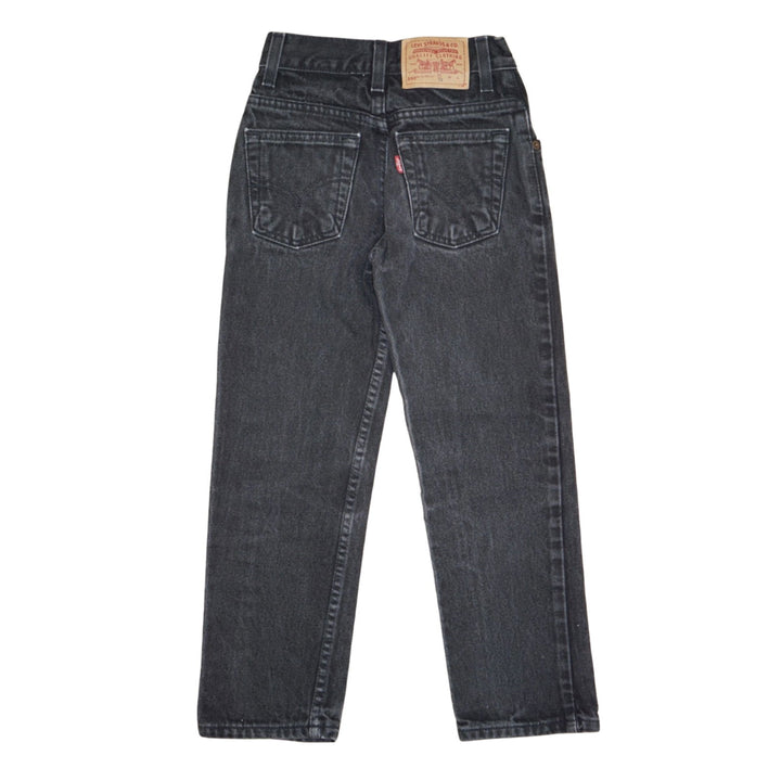 Vintage Levi's 550 Fit Jeans Washed Black 6-8Y - La Gentile Store