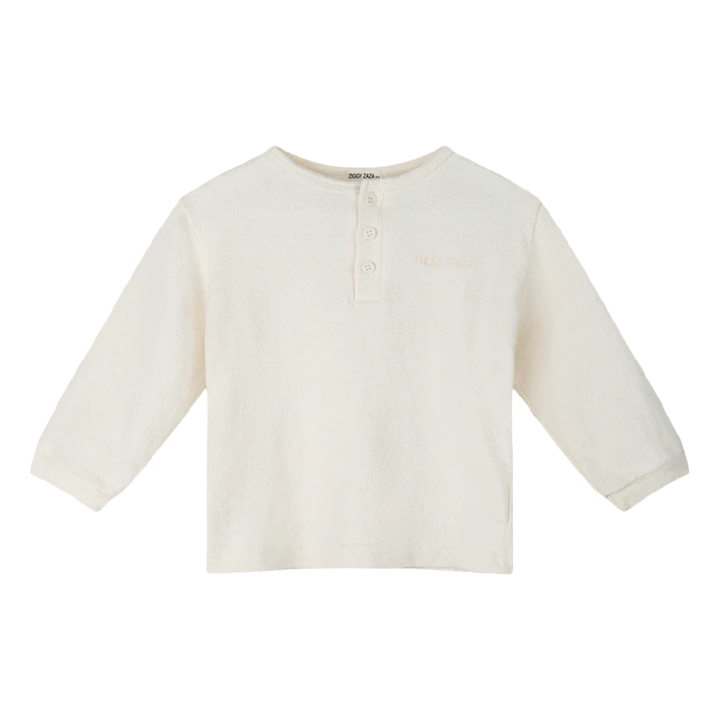 Ziggy Zaza Alba Long Sleeve Henley Milk