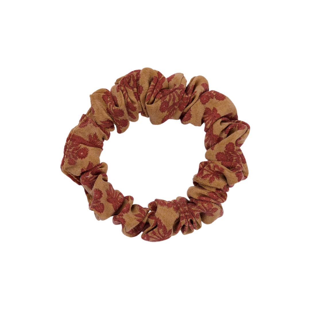Sissel Edelbo Gia Silk Scrunchie Brown