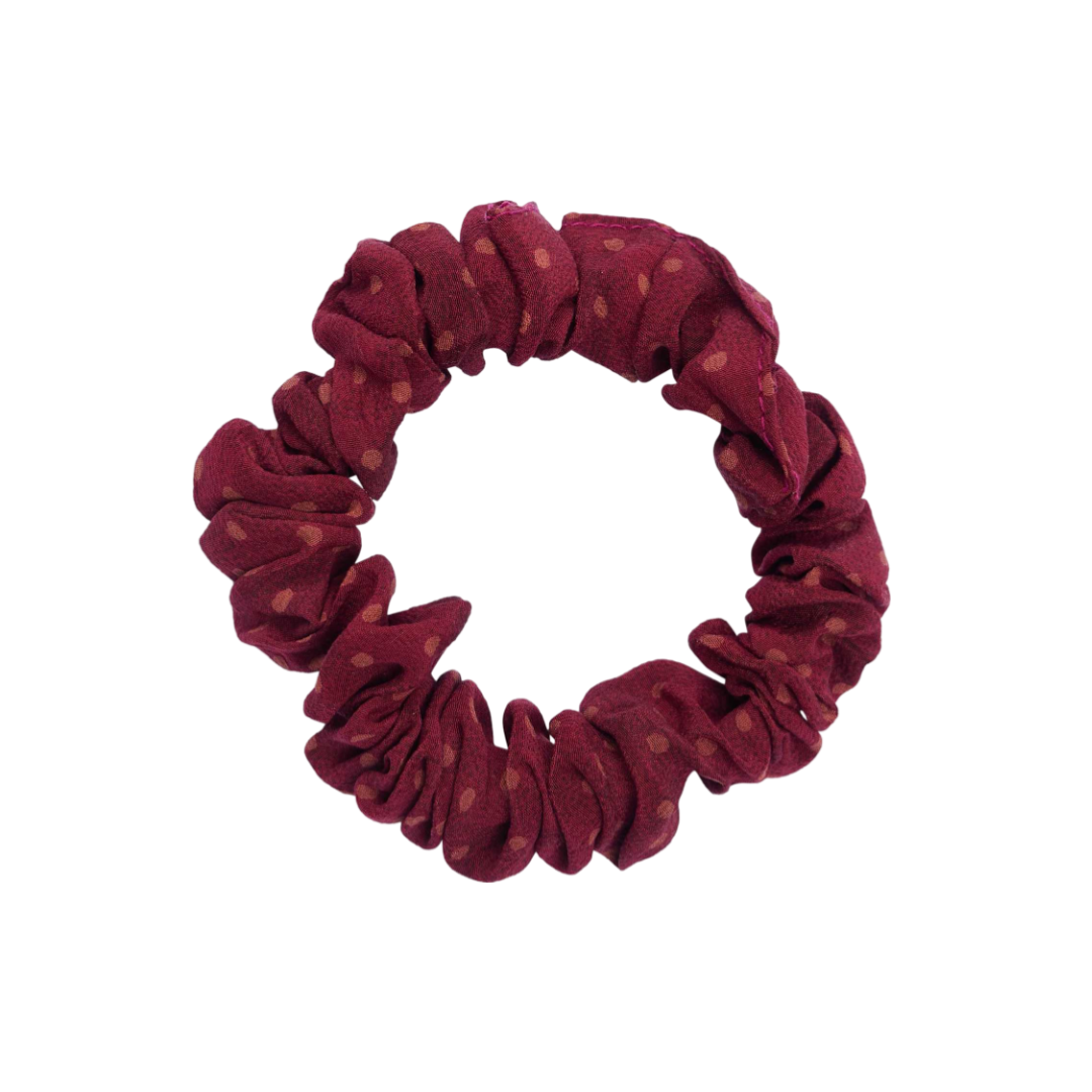 Sissel Edelbo Gia Silk Scrunchie Polka Dot