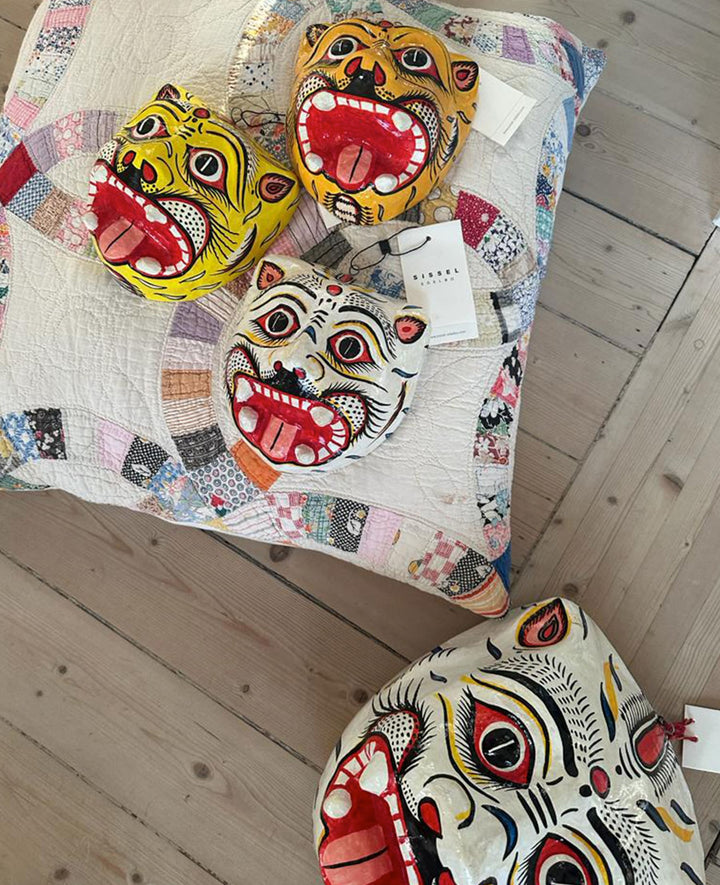 Sissel Edelbo Tiger Walk Mask Yellow Large