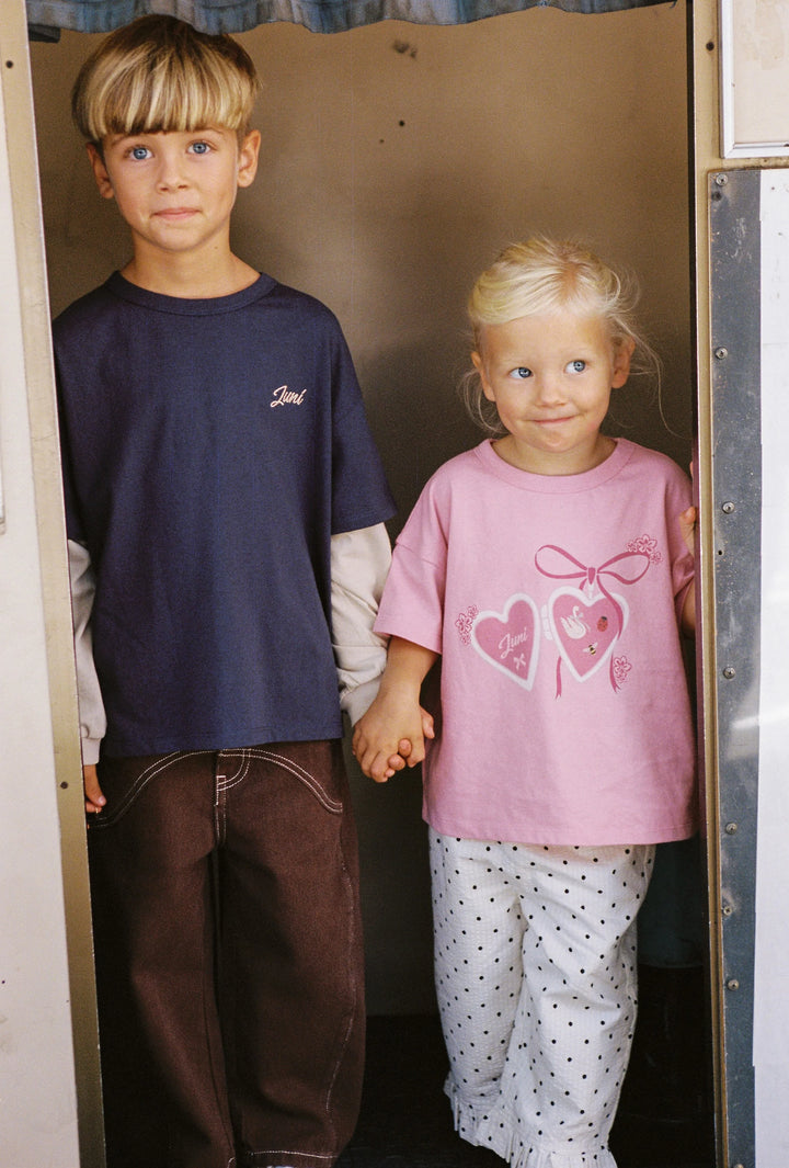 Juni Dylan Barrel Leg Jean Cocoa