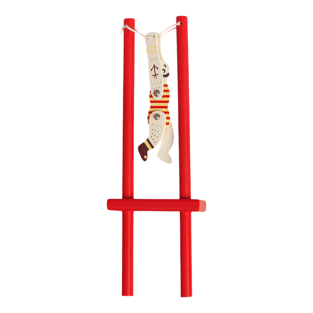 Wooden Acrobatic Toy Mr Muscular