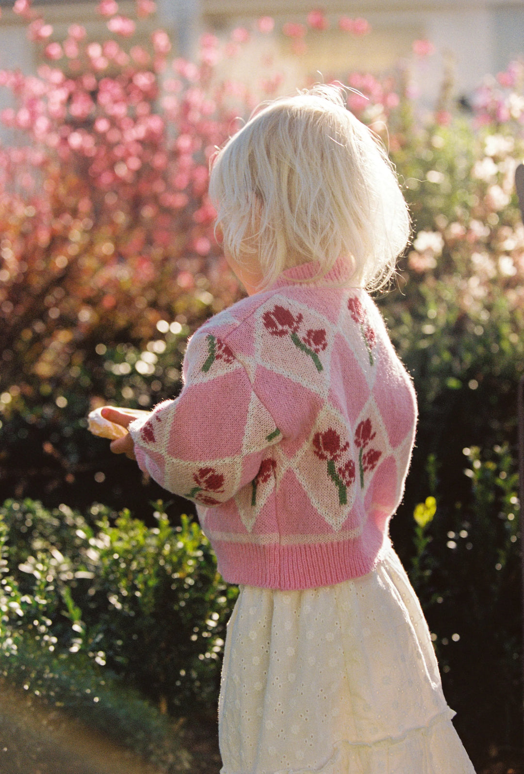Juni Rosie Cardigan – Pink Floral Knit – La Gentile Store Juni Rosie Cardigan – Pink Floral Knit – La Gentile Store