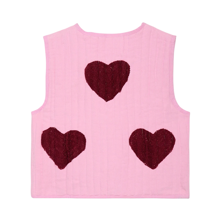 Sissel Edelbo Honey Mini Vest Red Heart