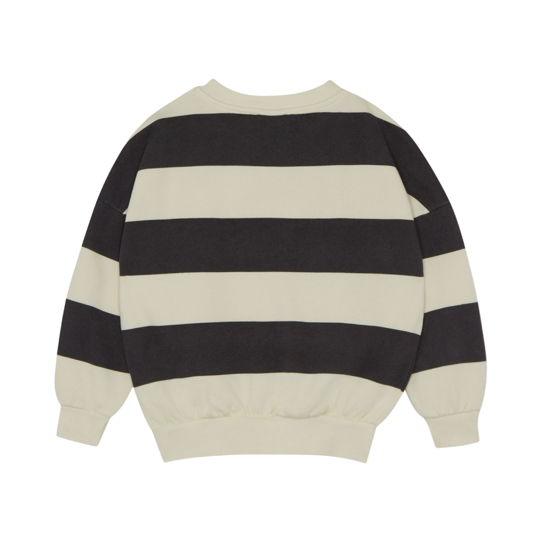The Campamento Grey Striped Sweatshirt