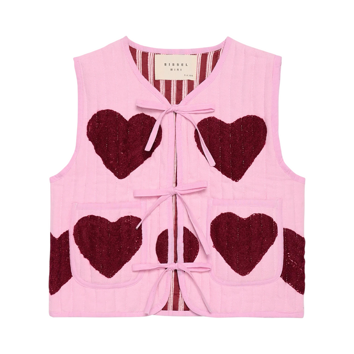 Sissel Edelbo Honey Mini Vest Red Heart