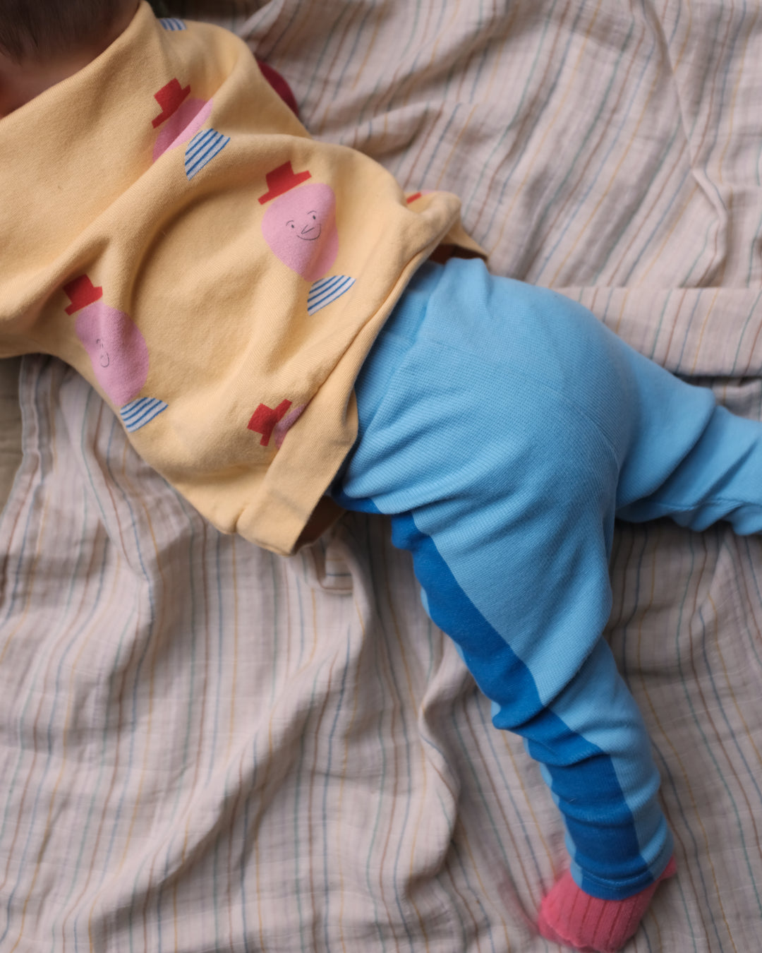 The Campamento Blue Bands Baby Leggings