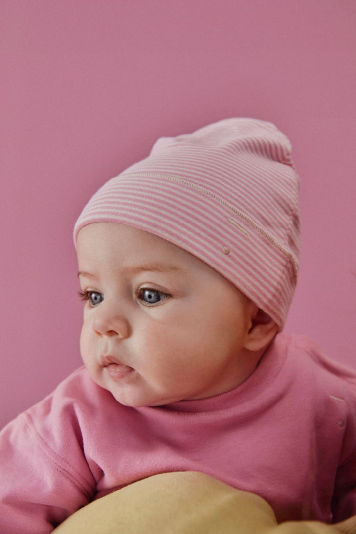 Gray Label Baby Beanie Bubblegum - Cream