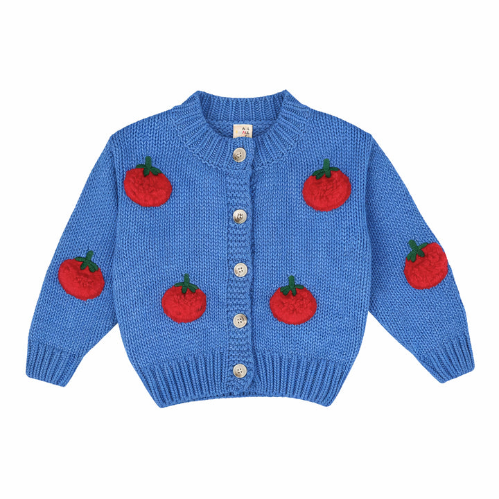 AllSmall Co. Tomato Cardigan