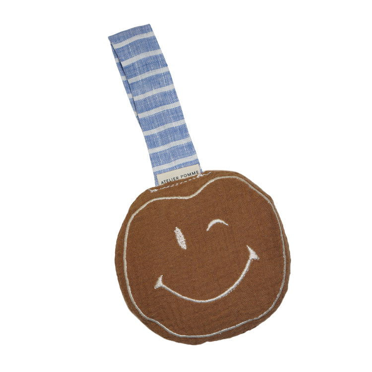 Atelier Pomme Apple Of My Eye Pacifier Cuddle Brown - La Gentile Store